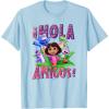 Dora (2024) Hola Amigos T-Shirt(Baby Blue)