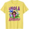 Dora (2024) Hola Amigos T-Shirt(Lemon Yellow)