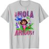 Dora (2024) Hola Amigos T-Shirt(Silver Grey)