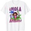 Dora (2024) Hola Amigos T-Shirt(White)