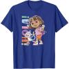 Dora (2024) Hola Dora Sketchy T-Shirt(Royal Blue)
