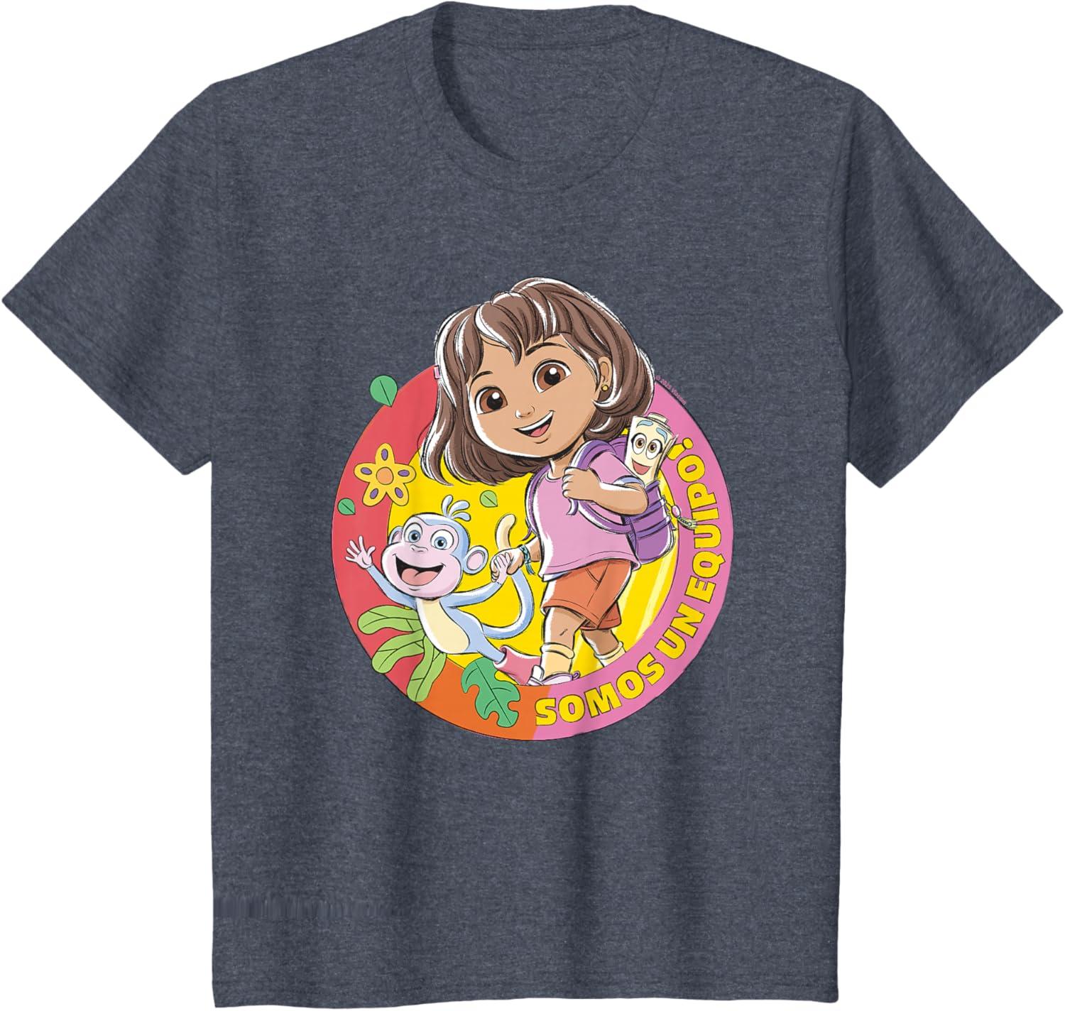 imageDora 2024 Dora and Boots Team TShirtHeather Blue