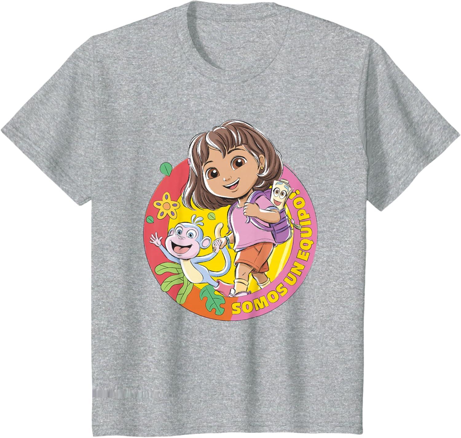 imageDora 2024 Dora and Boots Team TShirtHeather Grey