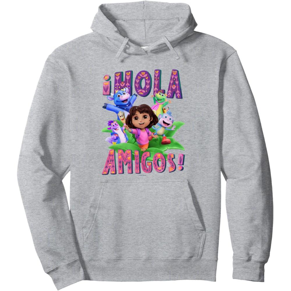 imageDora 2024 Hola Amigos Pullover HoodieHeather Grey