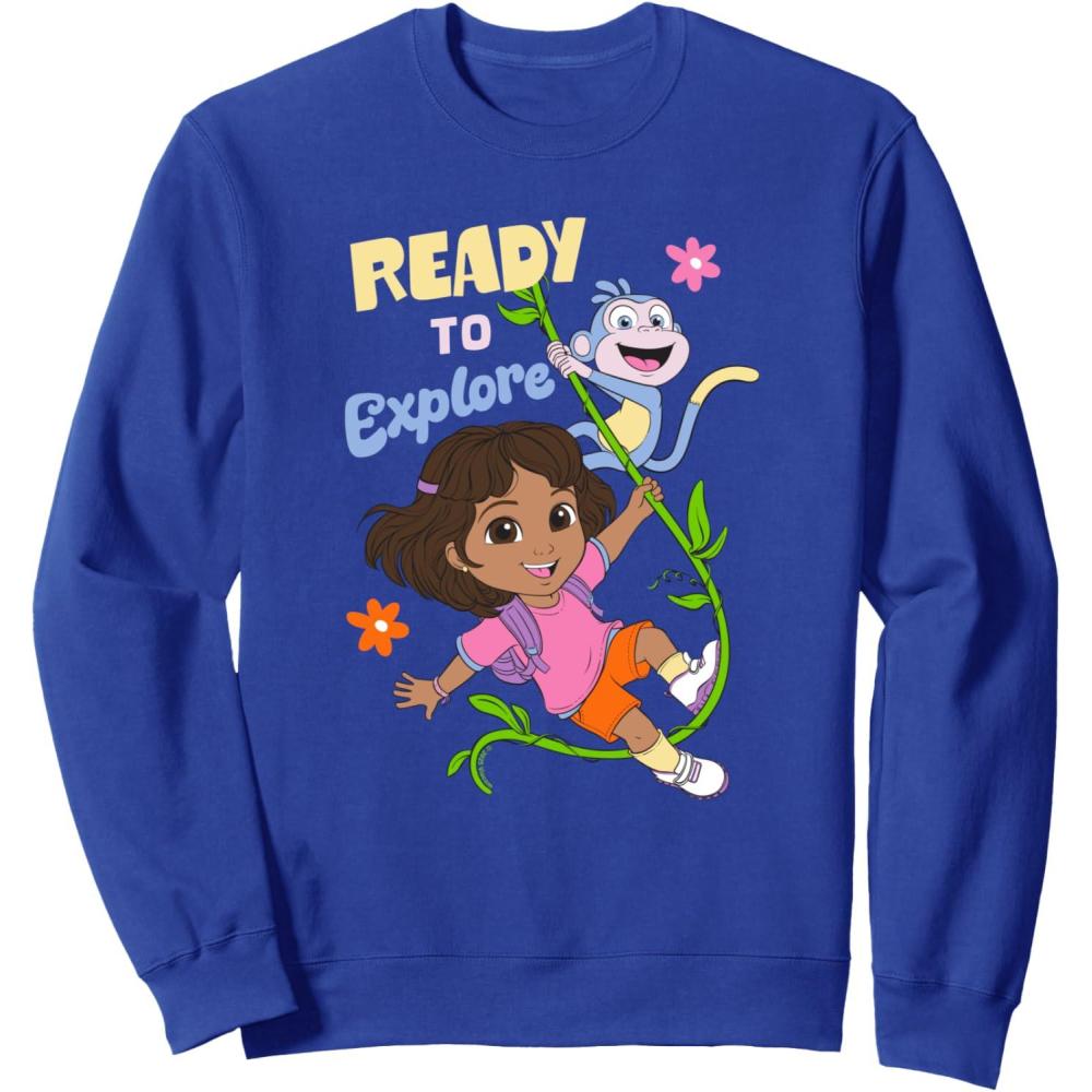 imageDora 2024 Ready to Explore SweatshirtRoyal Blue