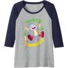 Dora (2024) Boots That’s Bananas Raglan Baseball Tee(Navy Blue/Athletic Heather)