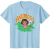 Dora (2024) Dora Boots and Map Vamos T-Shirt(Baby Blue)