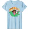Dora (2024) Dora Boots and Map Vamos T-Shirt(Baby Blue)