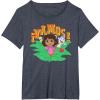 Dora (2024) Dora Boots and Map Vamos T-Shirt(Heather Blue)