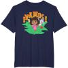Dora (2024) Dora Boots and Map Vamos T-Shirt(Navy Blue)