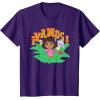 Dora (2024) Dora Boots and Map Vamos T-Shirt(Purple)
