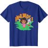 Dora (2024) Dora Boots and Map Vamos T-Shirt(Royal Blue)