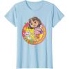 Dora (2024) Dora and Boots Team T-Shirt(Baby Blue)