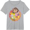 Dora (2024) Dora and Boots Team T-Shirt(Heather Grey)
