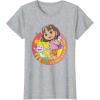 Dora (2024) Dora and Boots Team T-Shirt(Heather Grey)