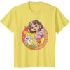 Dora (2024) Dora and Boots Team T-Shirt(Lemon Yellow)