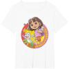 Dora (2024) Dora and Boots Team T-Shirt(White)