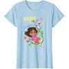 Dora (2024) Ready to Explore T-Shirt(Baby Blue)