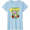Dora the Explorer Cute Boots Bananarific Big Chest Logo T-Shirt(Baby Blue)