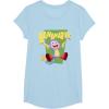 Dora the Explorer Cute Boots Bananarific Big Chest Logo T-Shirt(Baby Blue)