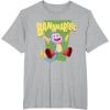 Dora the Explorer Cute Boots Bananarific Big Chest Logo T-Shirt(Heather Grey)
