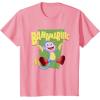 Dora the Explorer Cute Boots Bananarific Big Chest Logo T-Shirt(Pink)