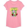 Dora the Explorer Cute Boots Bananarific Big Chest Logo T-Shirt(Pink)
