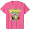 Dora the Explorer Cute Boots Bananarific Big Chest Logo T-Shirt(Pink Heather)