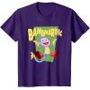 Dora the Explorer Cute Boots Bananarific Big Chest Logo T-Shirt(Purple)