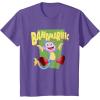 Dora the Explorer Cute Boots Bananarific Big Chest Logo T-Shirt(Purple Heather)