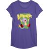 Dora the Explorer Cute Boots Bananarific Big Chest Logo T-Shirt(Purple Heather)