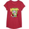Dora the Explorer Cute Boots Bananarific Big Chest Logo T-Shirt(Red Heather)