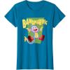 Dora the Explorer Cute Boots Bananarific Big Chest Logo T-Shirt(Sapphire Blue)