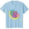 Dora the Explorer I’m Backpack Mo-Mo-Mochila! Chest Logo T-Shirt(Baby Blue)