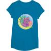 Dora the Explorer I’m Backpack Mo-Mo-Mochila! Chest Logo T-Shirt(Sapphire Blue)