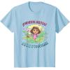 Dora the Explorer ¡Pudimos Juntos! We Did It Together! Logo T-Shirt(Baby Blue)