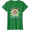 Dora the Explorer ¡Pudimos Juntos! We Did It Together! Logo T-Shirt(Kelly Green)