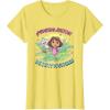 Dora the Explorer ¡Pudimos Juntos! We Did It Together! Logo T-Shirt(Lemon Yellow)