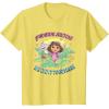 Dora the Explorer ¡Pudimos Juntos! We Did It Together! Logo T-Shirt(Lemon Yellow)