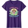 Dora the Explorer ¡Pudimos Juntos! We Did It Together! Logo T-Shirt(Purple)
