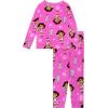 Nickelodeon Girls’ 2-Piece Snug-fit Viscose Pajama Set, Soft & Cute for Kids(Dora Fun Run)