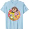 Dora (2024) Dora and Boots Team T-Shirt(Baby Blue)