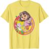 Dora (2024) Dora and Boots Team T-Shirt(Lemon Yellow)