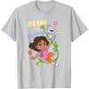 Dora (2024) Ready to Explore T-Shirt(Silver Grey)
