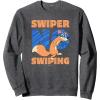 Dora (2024) Swiper No Swiping Sweatshirt(Dark Heather Grey)