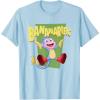 Dora the Explorer Cute Boots Bananarific Big Chest Logo T-Shirt(Baby Blue)