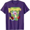 Dora the Explorer Cute Boots Bananarific Big Chest Logo T-Shirt(Purple)