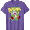 Dora the Explorer Cute Boots Bananarific Big Chest Logo T-Shirt(Purple Heather)