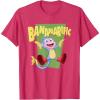 Dora the Explorer Cute Boots Bananarific Big Chest Logo T-Shirt(Red Heather)