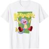 Dora the Explorer Cute Boots Bananarific Big Chest Logo T-Shirt(White)